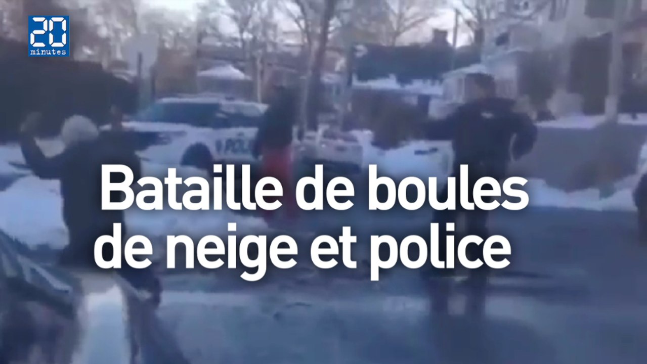 Une arme pointée sur eux pour une bataille de boules de neige