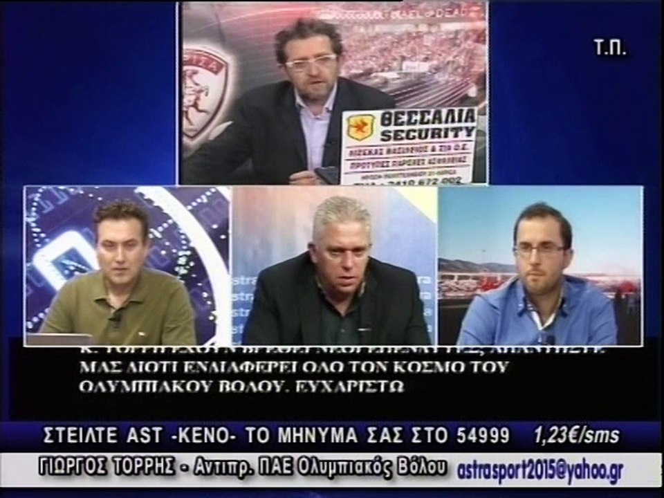 Ο Γιώργος Τόρης στο ASTRA SPORT