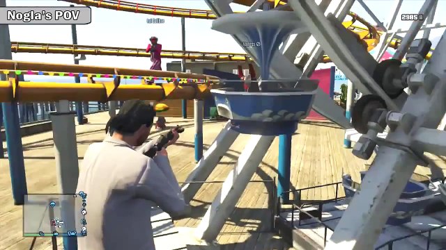 GTA 5 Online Funny Moments VanossGaming Worst Batman, 1st Person Glitch, Shaking Animation
