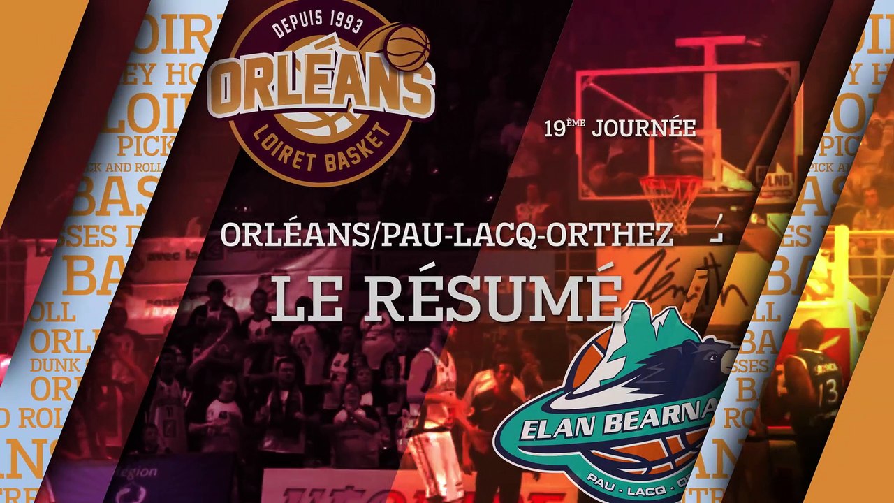 Résumé - J19 - Orléans reçoit l'Elan Béarnais