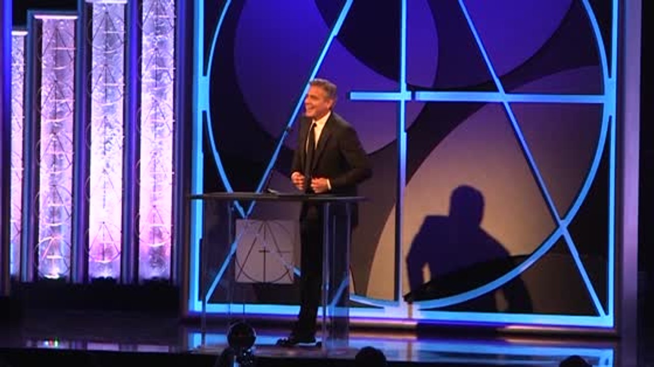 George Clooney Shows His Funny Side At the Art Directors Guild Awards