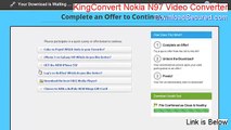 KingConvert Nokia N97 Video Converter Full Download [Risk Free Download 2015]