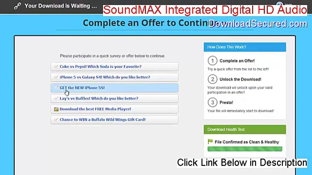 SoundMAX Integrated Digital HD Audio Serial (Download Now 2015) video