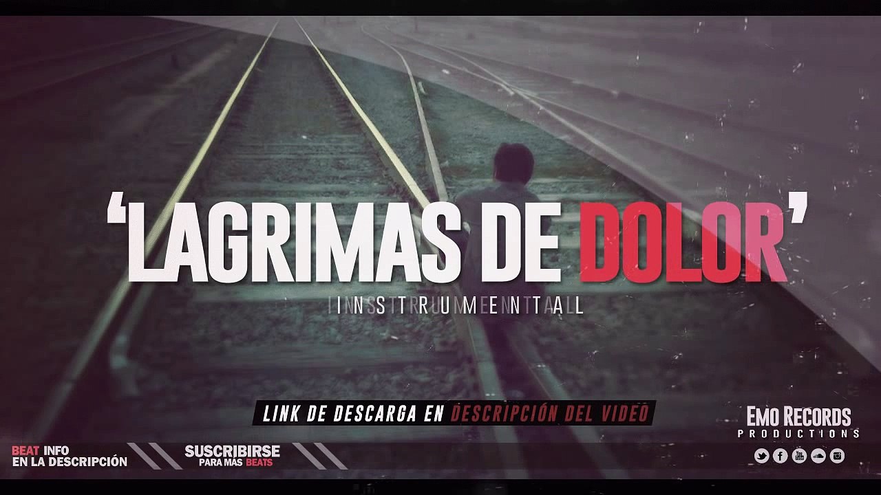 'Lagrimas de dolor' Instrumental Rap Sentimental Piano Triste [Prod by: Emo Records]