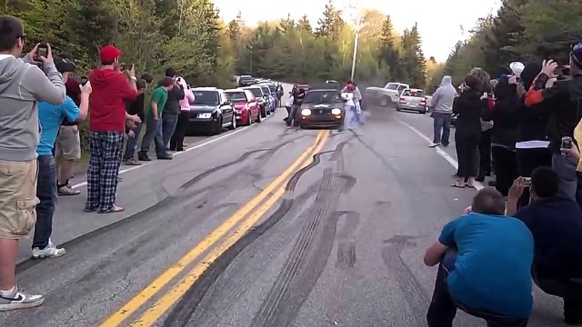 VW Golf 2 VR6 Burnout