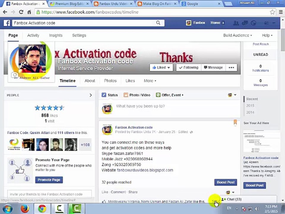 How to Make Copy Paste Blog On Fanbox Urdu Hindi Video