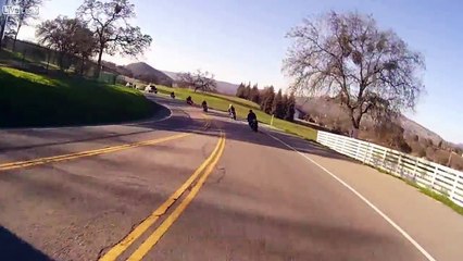 Biker Goes Airborne