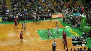 Birdman Reverse Layup - Heat vs Celtics - February 1, 2015 - NBA Season 2014-15