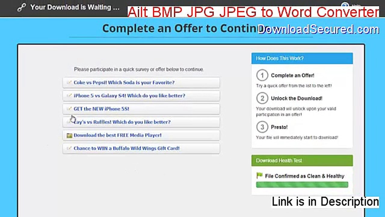 Ailt BMP JPG JPEG to Word Converter Download Free - Instant Download [2015]
