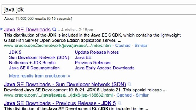 Android Application Development - 1 - Download and Install the Java JDK