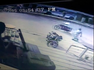 Over bike speed _Shocking Accident _  cc cam video