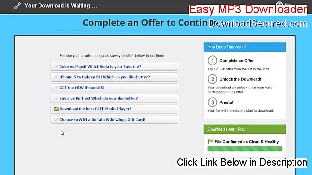 Easy MP3 Downloader Serial (Free of Risk Download)