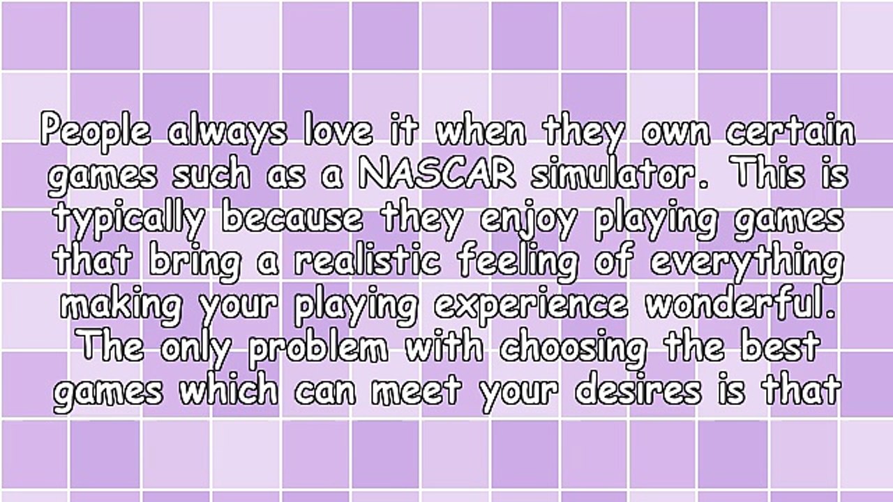 How To Buy The NASCAR Simulator