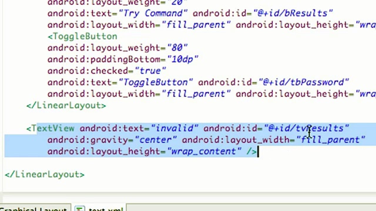 Android Application Development - 29 - Set Gravity within Java