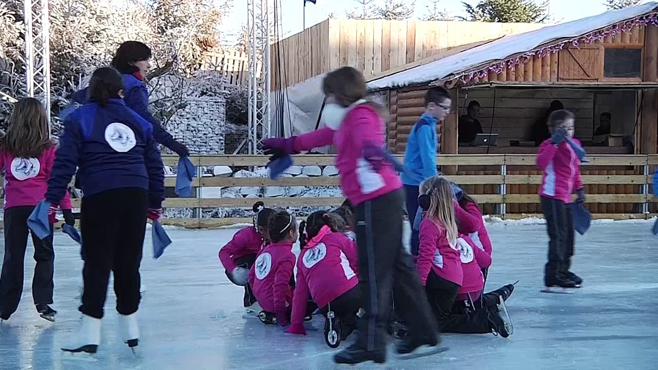Spectacle de clôture de la patinoire