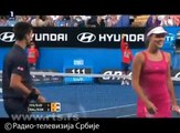 Novak Djokovic impression Ana Ivanovic and dancing Gangnam Style