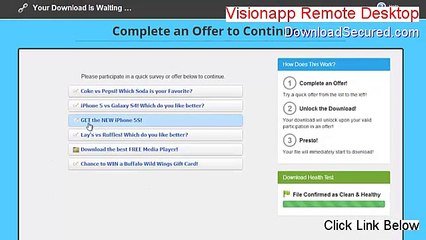 Visionapp Remote Desktop Keygen [Free of Risk Download]