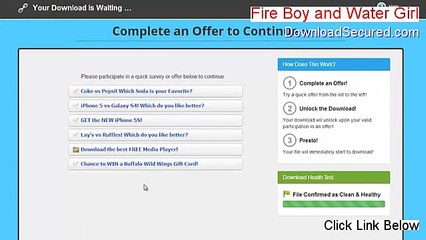 Fire Boy and Water Girl Key Gen [Legit Download 2015]
