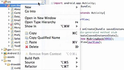 Android Application Development - 63 - Using a Constructor to pass Context