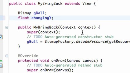 Android Application Development - 65 - Animating a Bitmap