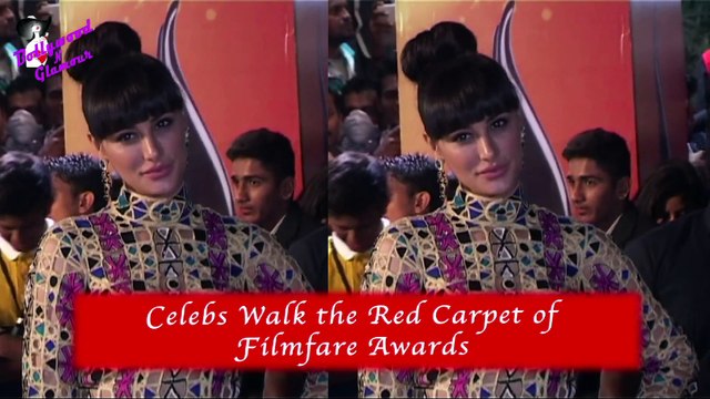 Celebs Walk the Red Carpet of Filmfare Awards