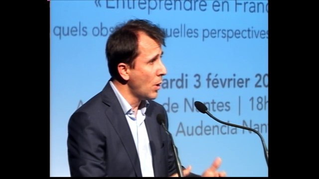 Audencia Nantes reçoit Thibault Lanxade - « Entreprendre en France : quels obstacles, quelles perspectives »