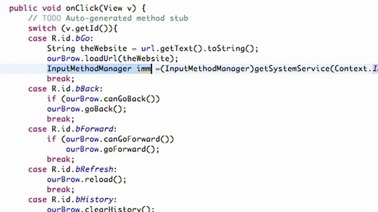 Android Application Development - 93 - Hiding the Keyboard