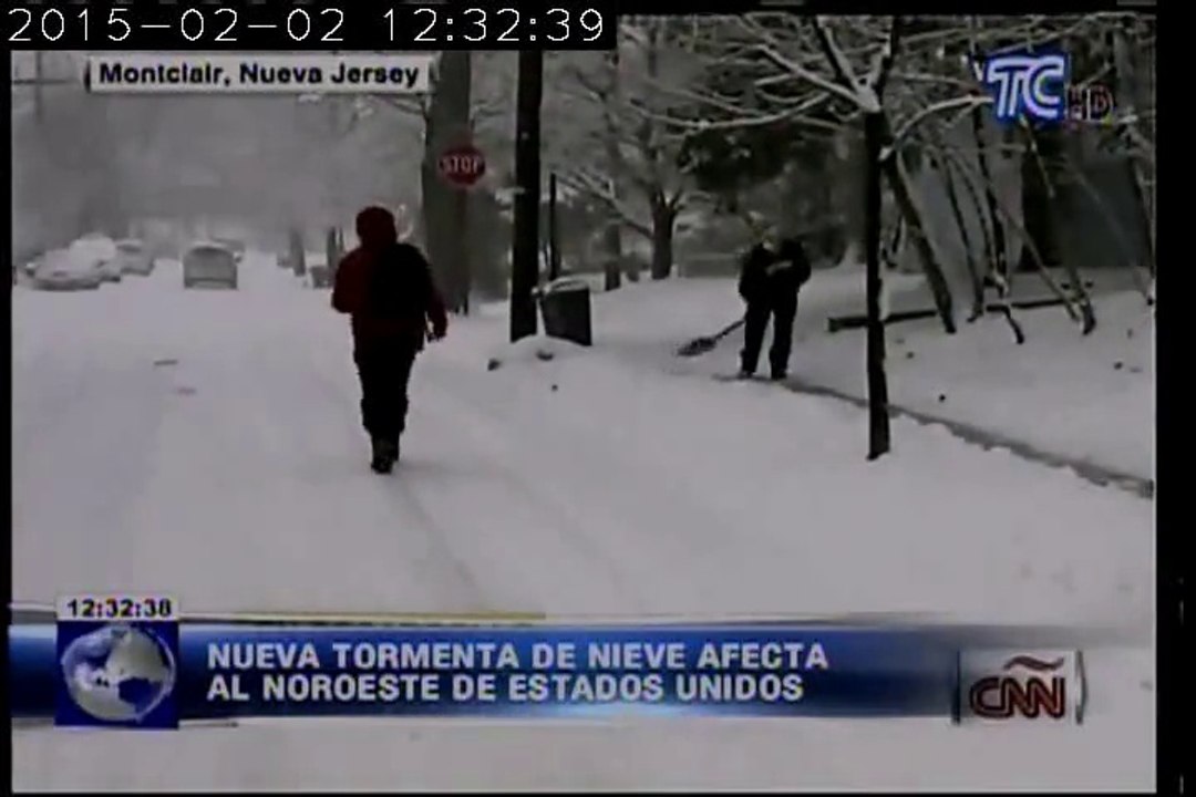 Nueva amenaza de tormenta de nieve en Estados Unidos