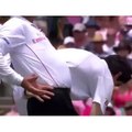 Amazing catch by Aleem Dar