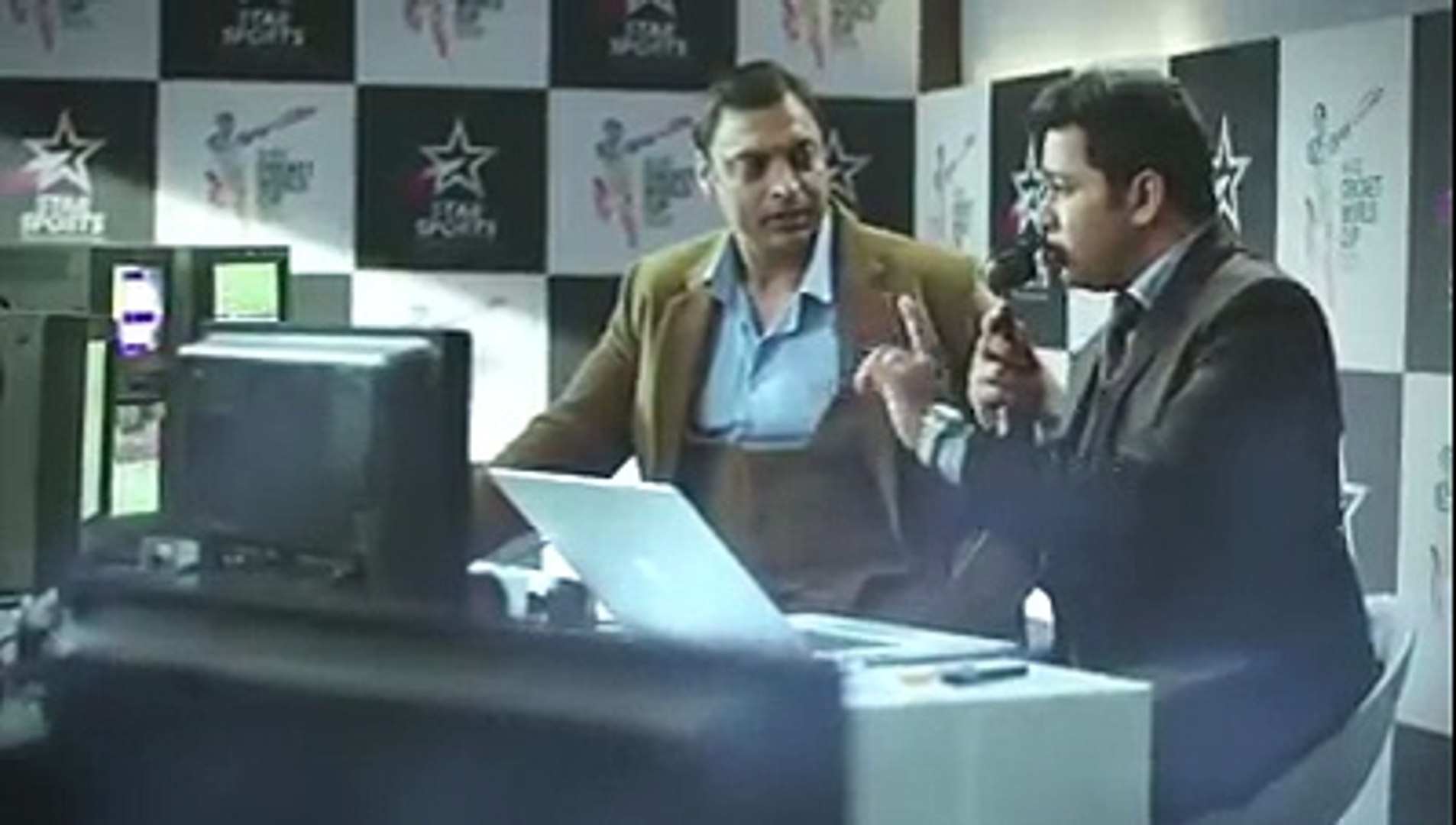 Amitabh Bachan and Shoaib Akhter commentatory on Pak VS Ind 2015 world cup