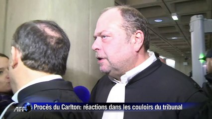 Procès du Carlton: réactions dans les couloirs du tribunal