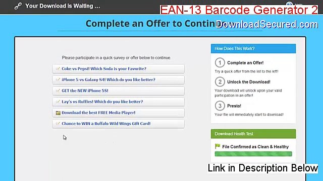 EAN-13 Barcode Generator 2 Cracked - Risk Free Download (2015)