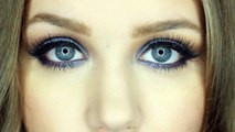 Glamorous Blue Smokey Eye | Double Winged Liner | Makeup Tutorial