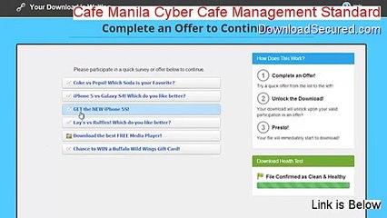 Cafe Manila Cyber Cafe Management Standard Download Free - Download Here 2015
