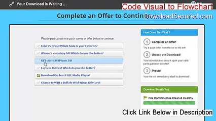 Code Visual to Flowchart Full Download [Instant Download 2015]