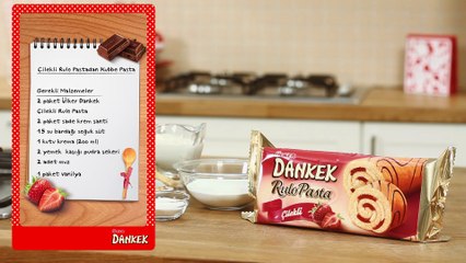 Çilekli Rulo Pastadan Kubbe Pasta