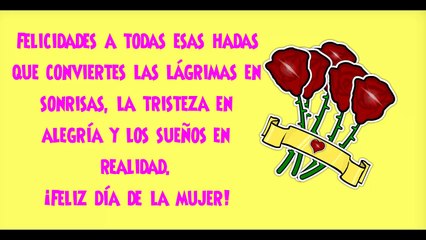 Frases para el Dia de la Mujer Bonitas