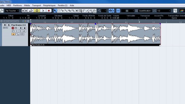 Tuto Cubase changer le tempo d'une boucle_(720p)
