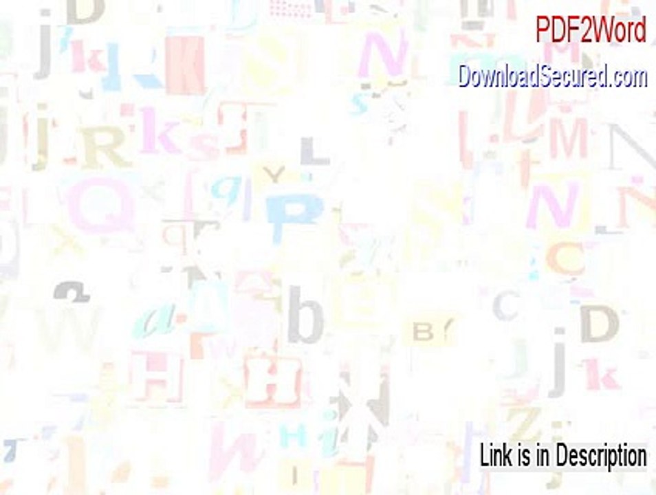 PDF2Word Keygen (Download Here 2015)