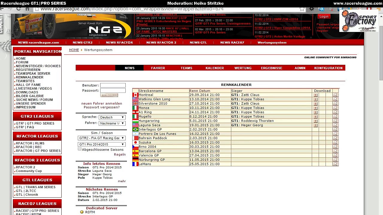 Racersleague GT1 Pro Series 2014/15 - Round 9 - Interlagos