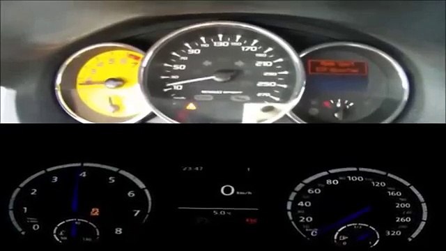 Megane RS Trophy VS Golf 7 R 0-250 km-h