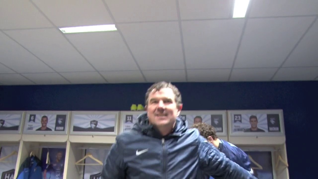 Après HAC - Valenciennes, réaction de Thierry Goudet