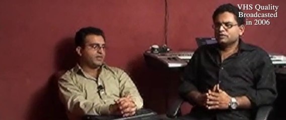 Meeting on title song & background music with Waqar Ali in his studio... One Day Apprentice 2006