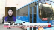 Prosecution seeks 3-year jail term for ex-Korean Air VP over 'nut rage' incident