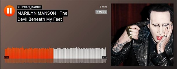 MARILYN MANSON - The Devil Beneath My Feet