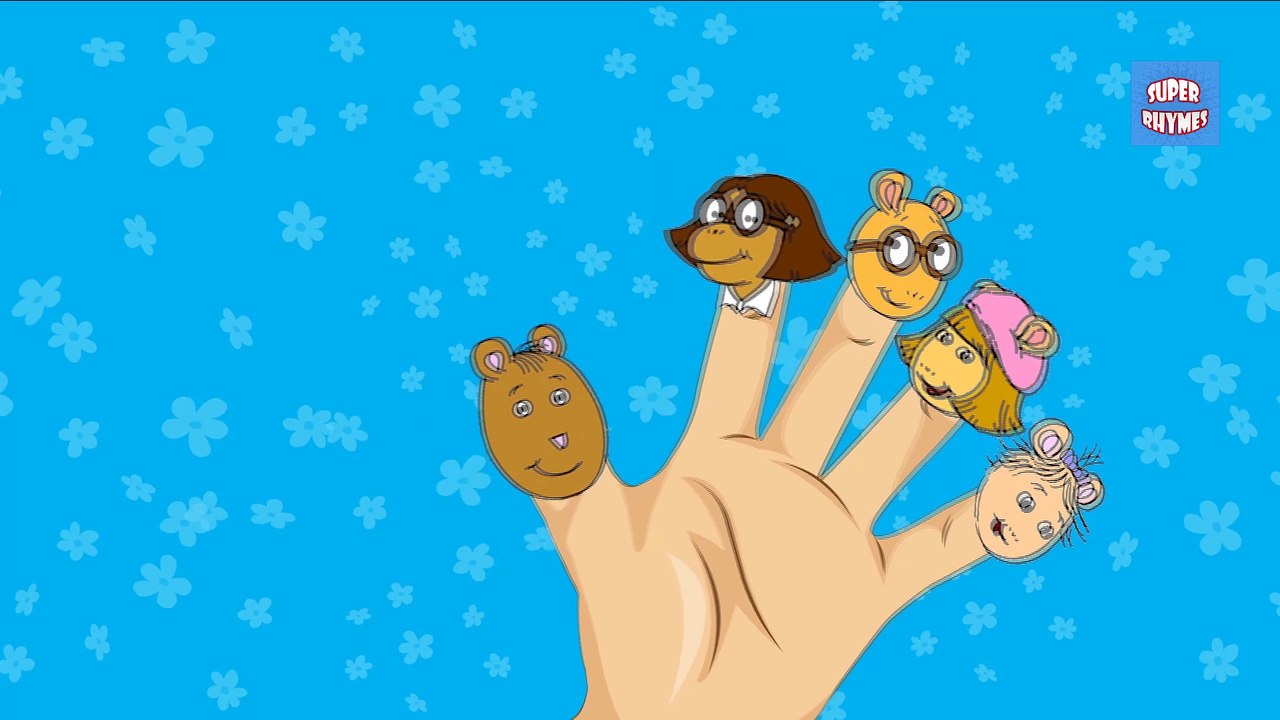 Finger Family ARTHUR Cartoon Animation Finger family Nursery Rhymes For ...