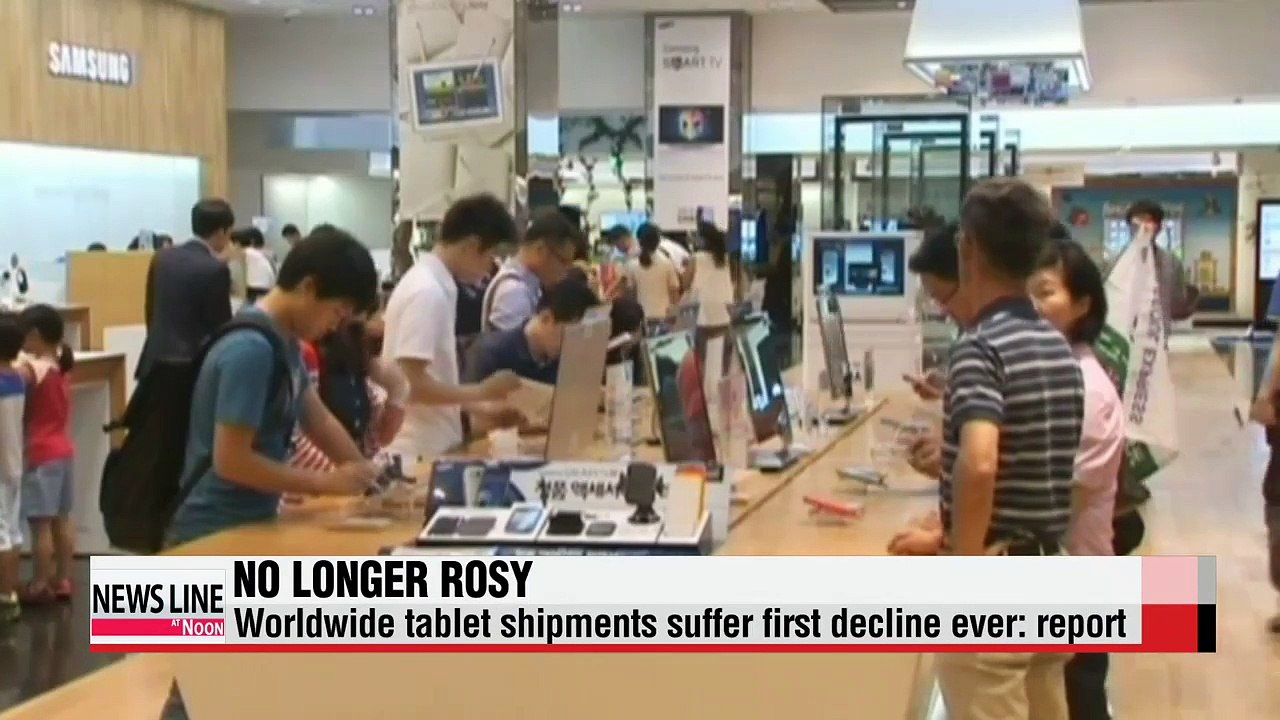 Tablet shipments drop for first time ever: report