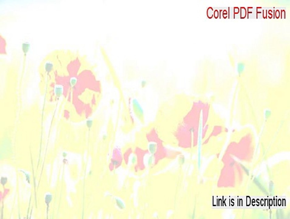 Corel PDF Fusion Key Gen - Legit Download