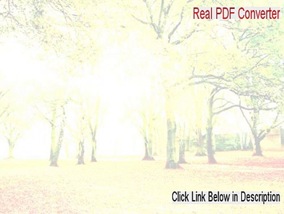 Real PDF Converter Download [Download Now]