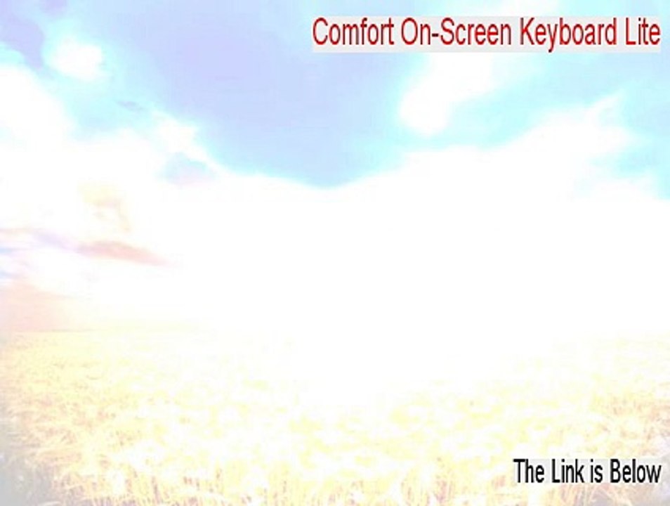 Comfort On-Screen Keyboard Lite Free Download [Legit Download 2015]